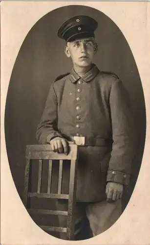 1. WK War Photo Soldat, Atelier-Foto Knipping Braunschweig 1915