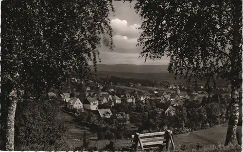Ansichtskarte Bad Sachsa Panorama-Ansicht Blick vom Knickberg 1960