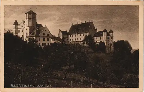 Ansichtskarte Illertissen Partie am Schloß 1926