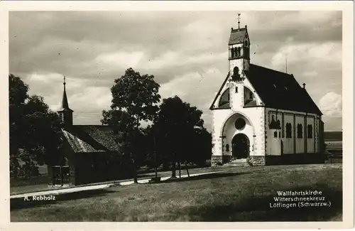Ansichtskarte Löffingen Partie an der Wallfahrtskirche 1930