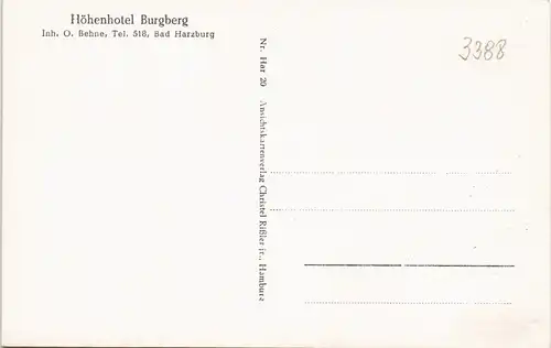 Ansichtskarte Bad Harzburg Stadtpartie 1934