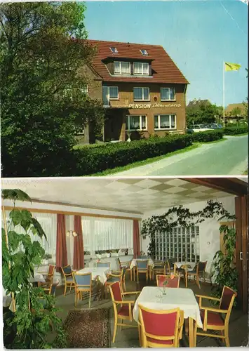 St. Peter-Ording Pension Dünenschloß, Außen-/Innenansicht 1972