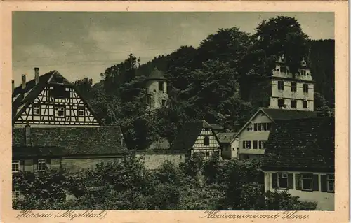 Ansichtskarte Hirsau-Calw Partie an der Kloster Ruine 1930
