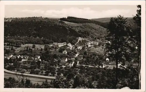 Ansichtskarte Zell im Odenwald-Bad König Panorama Umland-Ansicht 1952