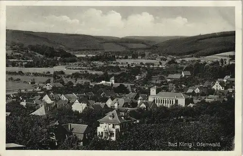 Ansichtskarte Bad König Panorama-Ansicht 1935