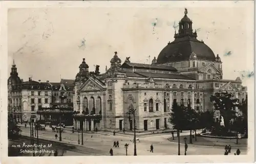 Ansichtskarte Frankfurt am Main Schauspielhaus 1930