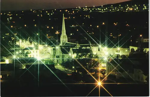 Graaff-Reinet Panoramic Night-View from MAGAZINE HILL /Nachtaufnahme 1970