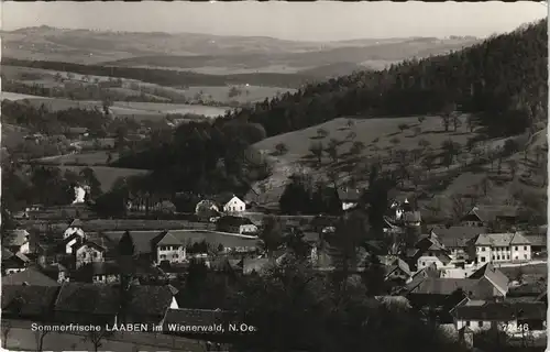 Ansichtskarte Laaben (Niederösterreich) Stadtpartie 1956
