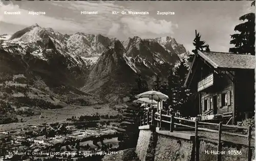 Garmisch-Partenkirchen Umland-Ansicht St. Martin a. Grasberg 1960