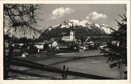 Ansichtskarte Mariapfarr Stadtpartie 1960