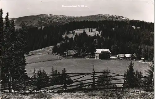 Ansichtskarte Kampsteiner Schwaig-Kirchberg am Wechsel Stadtpartie 1971