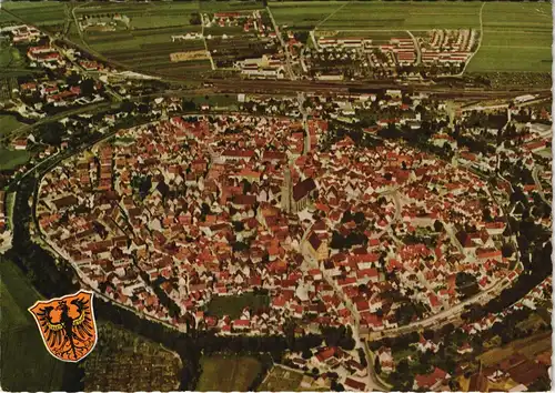 Ansichtskarte Nördlingen Luftbild 1968