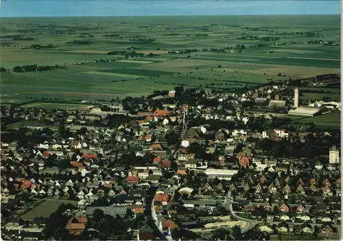 Ansichtskarte Marne (Holstein) Luftbild 1973