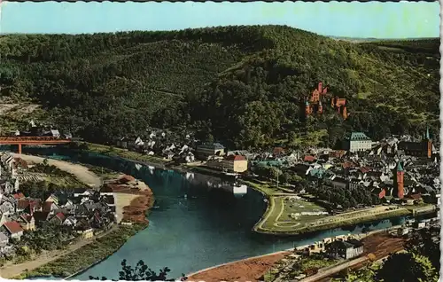Ansichtskarte Wertheim Taubermündung in den Main 1963
