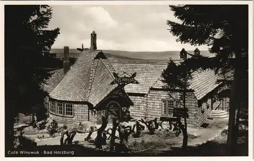 Ansichtskarte Bad Harzburg Cafe Winuwuk 1962