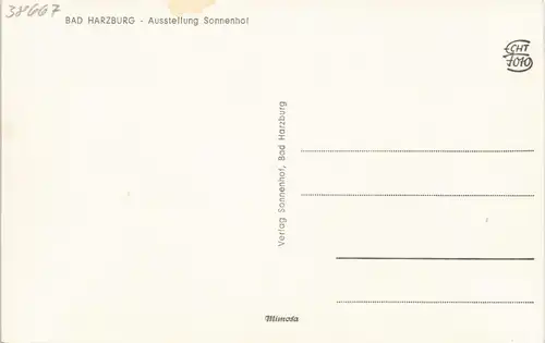 Ansichtskarte Bad Harzburg Ausstellung Sonnenhof 1963