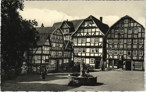 Ansichtskarte Schlitz Marktplatz 1963