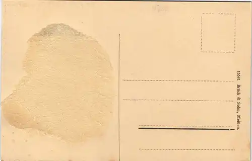 Postcard Komotau Chomutov Talsperre 1911