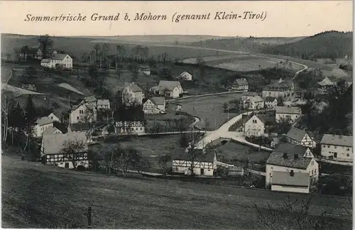 Ansichtskarte Mohorn-Wilsdruff Grund Klein-Tirol 1914