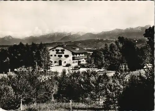 Ansichtskarte Westerham-Feldkirchen Berghotel Aschbach 1965