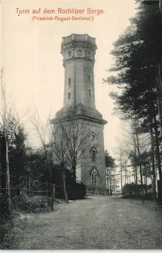 Ansichtskarte Rochlitz Partie auf dem Rochlitzer Berg 1914