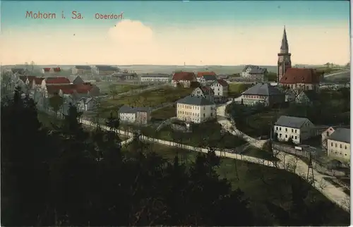 Ansichtskarte Mohorn-Wilsdruff Straßenpartien Oberdorf 1913