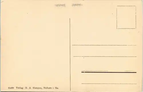 Ansichtskarte Mohorn-Wilsdruff Straßenpartien Oberdorf 1913