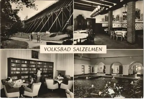 Bad Salzelmen-Schönebeck (Elbe) DDR  Gradierwerk, Jagdzimmer, Erlenbad 1970