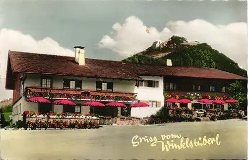 Ansichtskarte Fischbachau Cafe Winklstüberl Winkl 1970