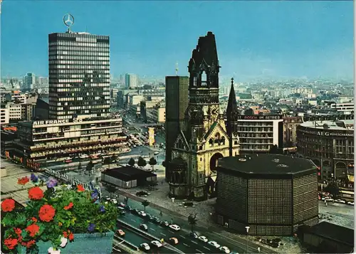 Charlottenburg-Berlin Kaiser-Wilhelm-Gedächtniskirche Europa center 1980