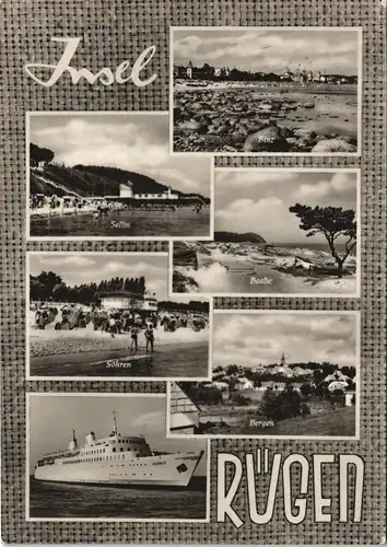 .Mecklenburg-Vorpommern DDR Mehrbild Binz, Baabe, Sellin, Göhren uvm. 1967