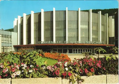 Ansichtskarte Suhl DDR Ansicht Stadthalle der Freundschaft 1984