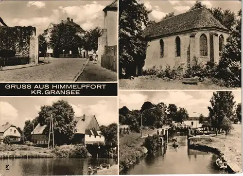 Himmelpfort-Fürstenberg/Havel DDR Mehrbild-AK  Stadtmauer, Kloster-Kirche 1970