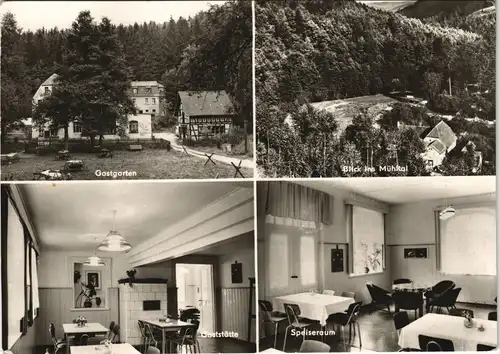 Eisenberg (Thüringen) Betriebsferienheim und Gaststätte Pfarrmühle Mühltal 1974