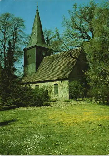 Ansichtskarte Wittenau-Berlin Alte Dorfkirche 1970