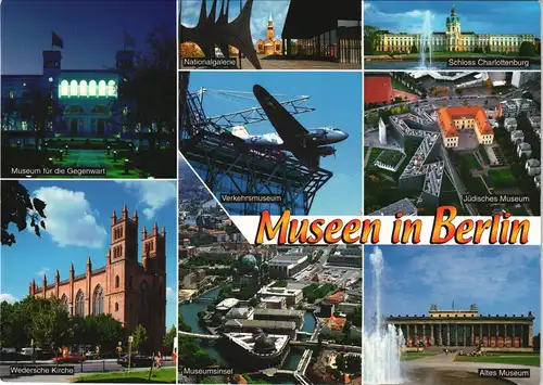 Berlin S  ua. Museum, Wedersche Kirche, Nationalgalerie uvm. 2010