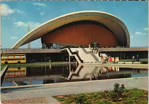 Ansichtskarte Tiergarten-Berlin Kongreßhalle Gebäude Ansicht 1970