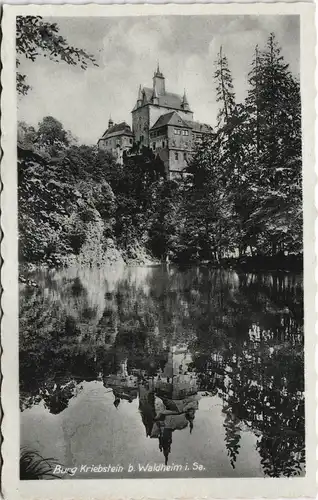 Ansichtskarte Kriebstein Schloß Kriebstein Schloß Kriebstein 1932