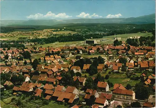 Ansichtskarte Clausthal-Zellerfeld Luftbild Flugzeugaufnahme 1963