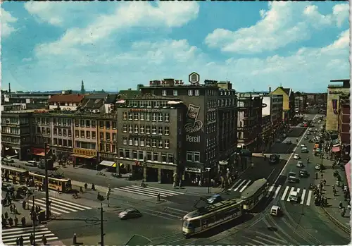 Hannover Kröpcke Straßenbahn Verkehr Geschäftsstrasse 1960/1962