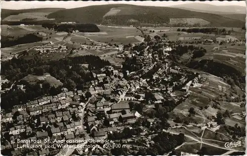 Ansichtskarte Sankt Andreasberg-Braunlage Luftbild 1963