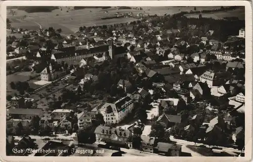 Ansichtskarte Bad Wörishofen Luftbild Flugzeugaufnahme 1932