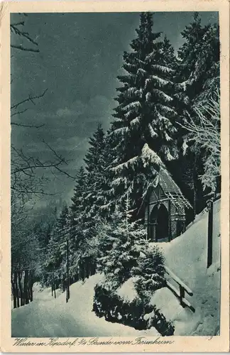 Kipsdorf-Altenberg (Erzgebirge) Winter im Erzgebirge Pavillon 1925