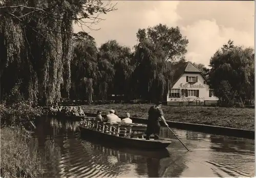 Lehde (Spreewald)-Lübbenau (Spreewald) Lědy Lubnjow Café Venedig  1967