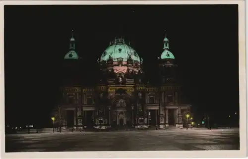 Ansichtskarte Mitte-Berlin Berliner Dom - colorierte Fotokarte 1937