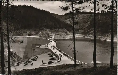 Ansichtskarte Oker-Goslar Okertalsperre 1961