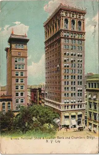 New York City National Shoe & Leather Bank and Chambers Building 1909