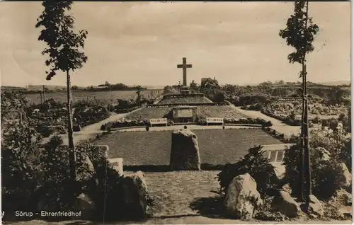 Ansichtskarte Sörup Sørup Ehrenfriedhof 1931