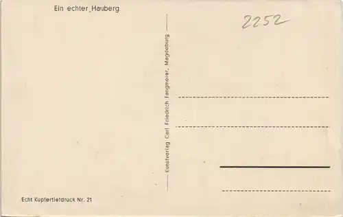 Ansichtskarte St. Peter-Ording Hauberg - Fischerhütte 1932