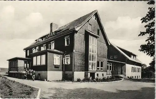 Ansichtskarte Altenau-Clausthal-Zellerfeld Parite an der Jugendherberge 1950